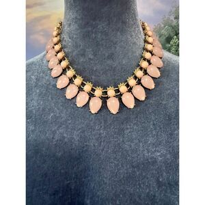 vintage  Lucite bib statement necklace